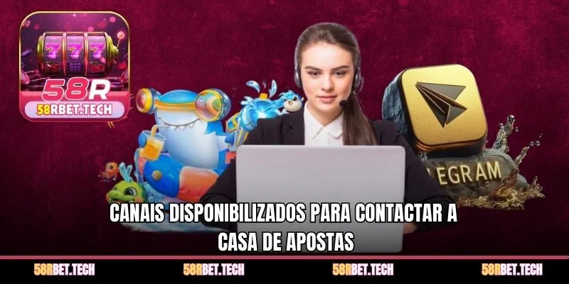 Canais disponibilizados para contactar a casa de apostas